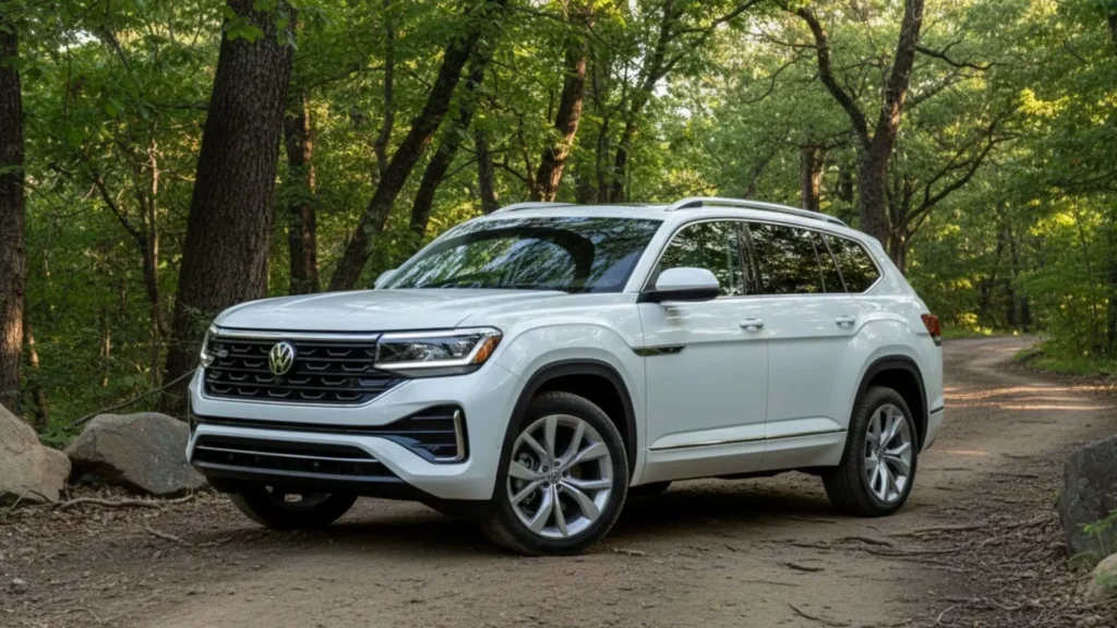 2025 Volkswagen Atlas front view bold styling