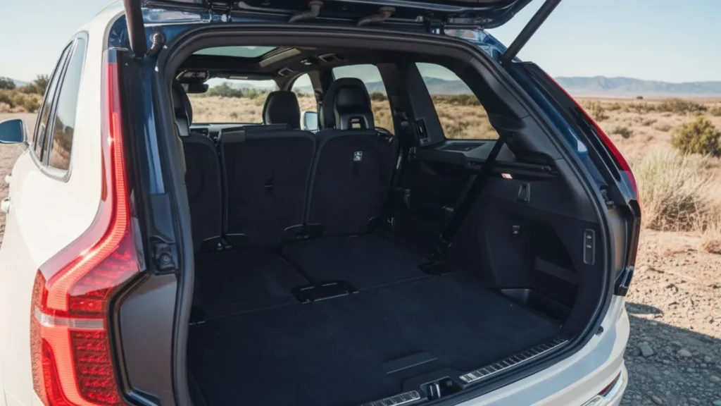 2025 Volvo XC90 spacious rear cargo area