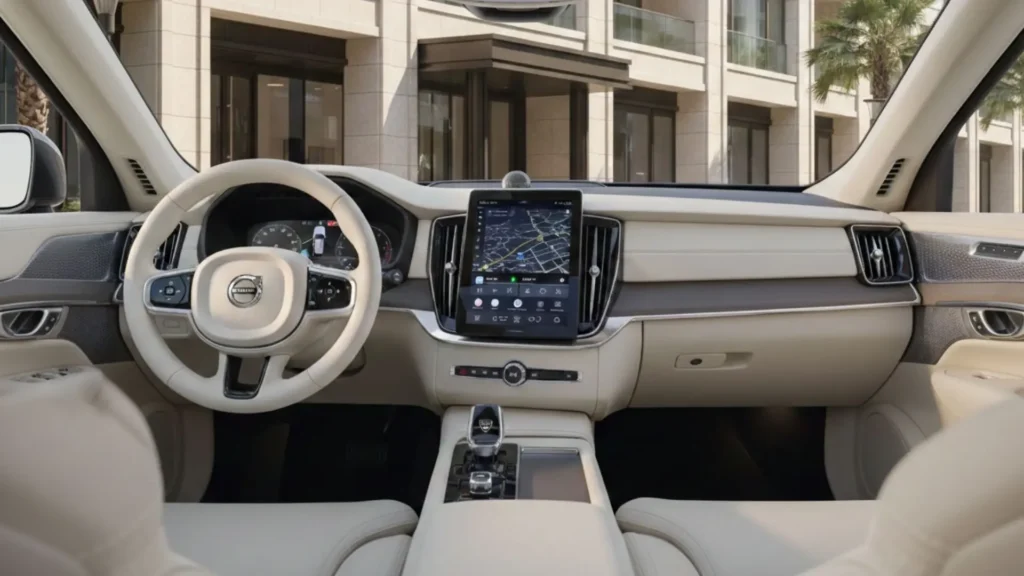2025 Volvo XC90 dashboard touchscreen display