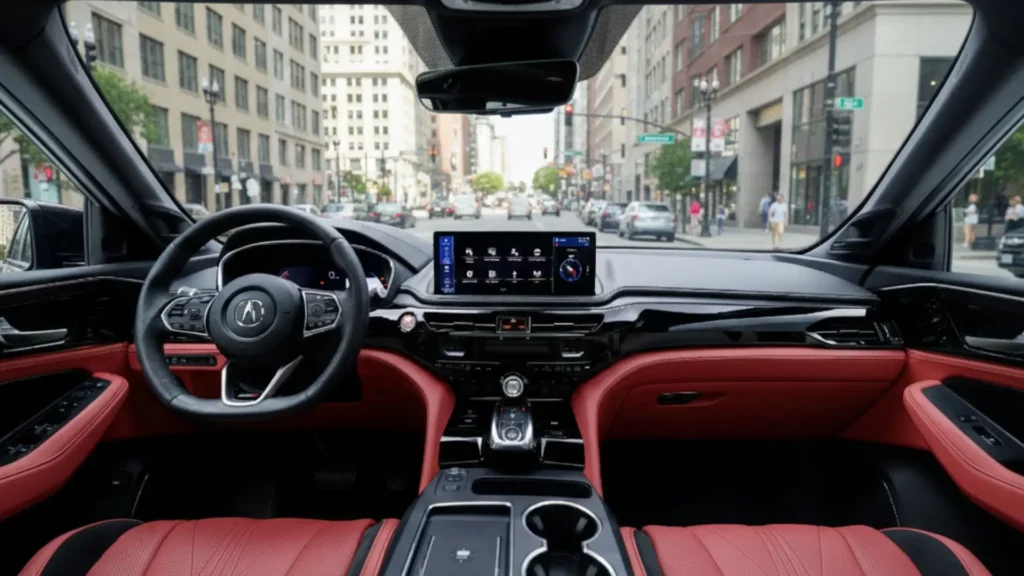 2025 Acura MDX interior dashboard digital infotainment display