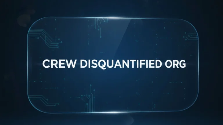 Crew Disquantified Org