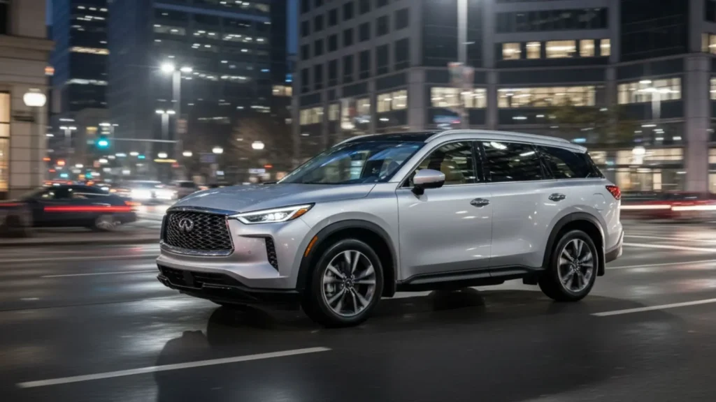 2024 Infiniti QX60 side profile elegant SUV