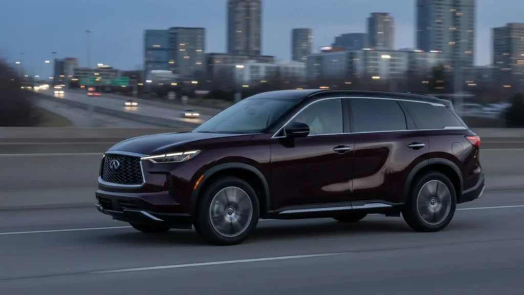2024 Infiniti QX60 front view premium styling
