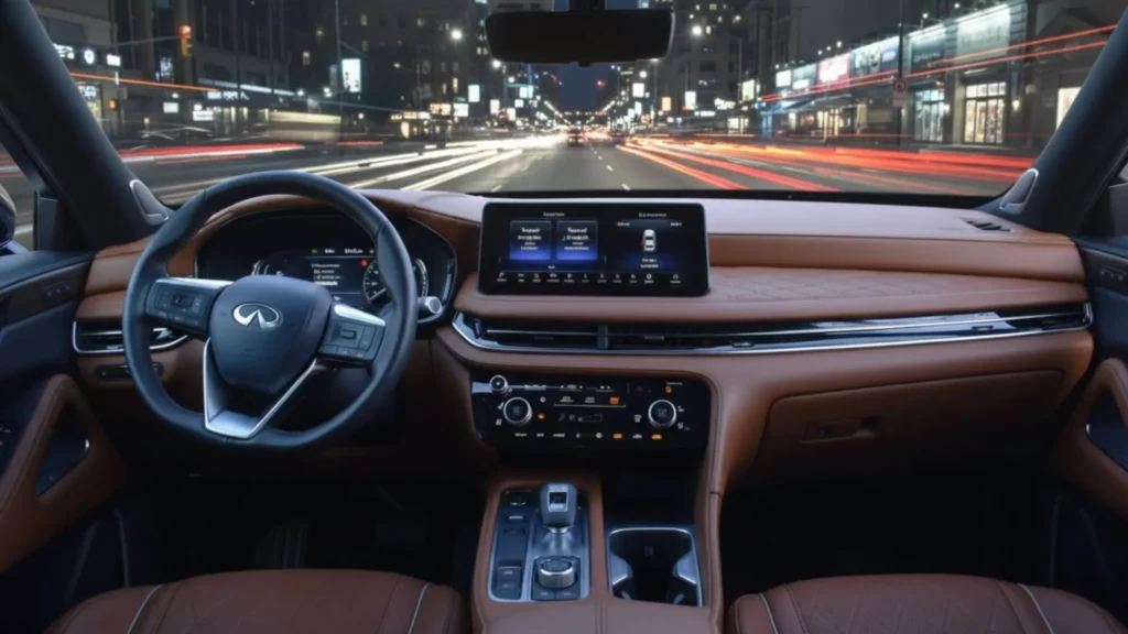 2024 Infiniti QX60 dashboard infotainment display