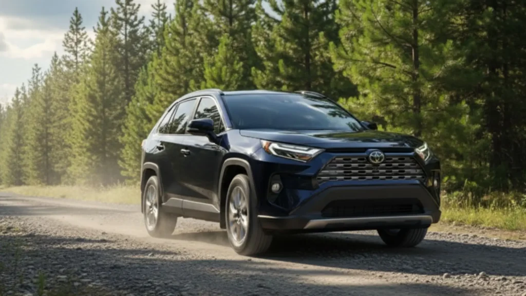 2025 Toyota RAV4 side profile sporty SUV