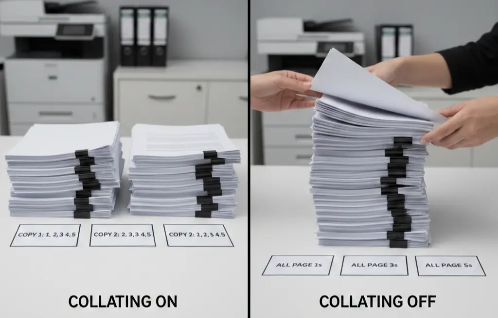 What Does Collate Mean in Printing