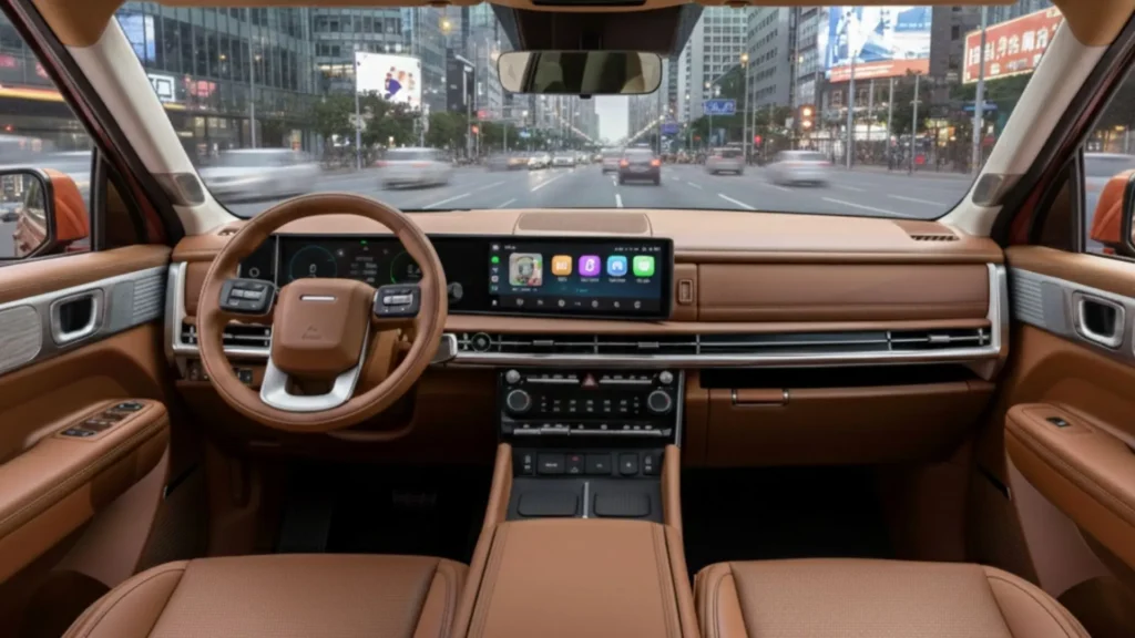 2024 Hyundai Santa Fe dashboard digital infotainment