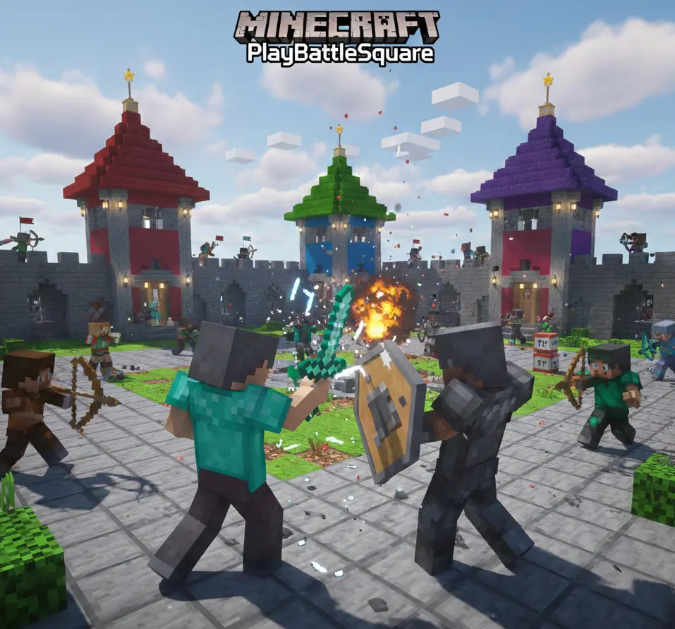 PlayBattleSquare Minecraft