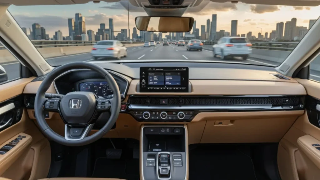 2024 Honda CR-V Hybrid dashboard touchscreen infotainment
