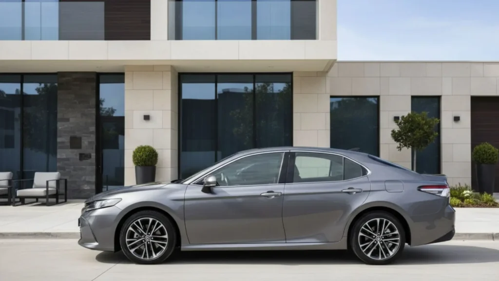 2025 Toyota Camry side profile sleek sedan
